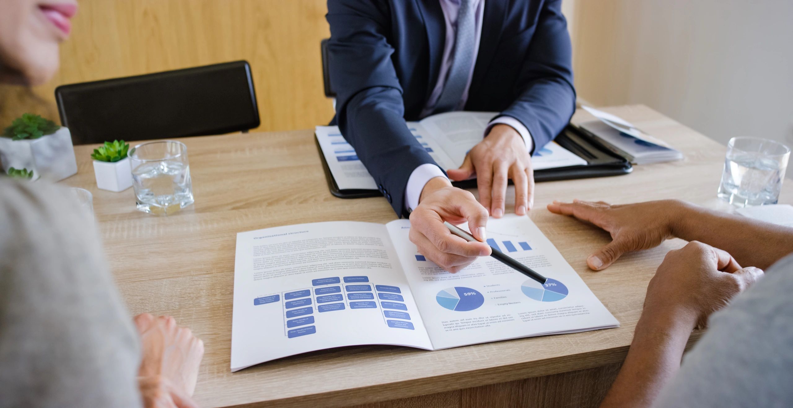 business meeting valuation consultation